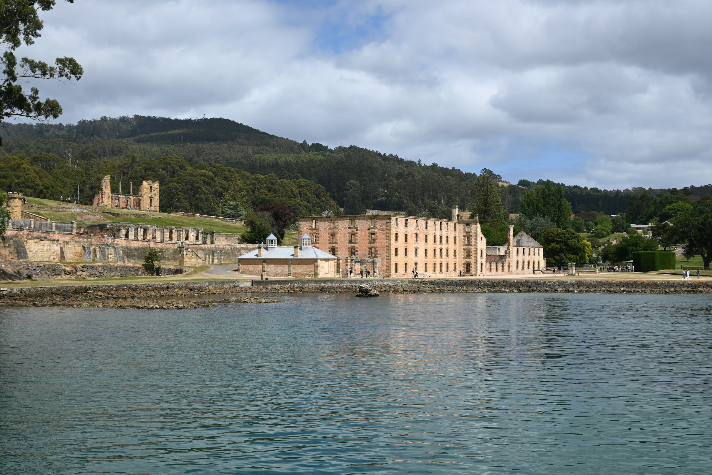 A distant view of Port Arthur Historic Site