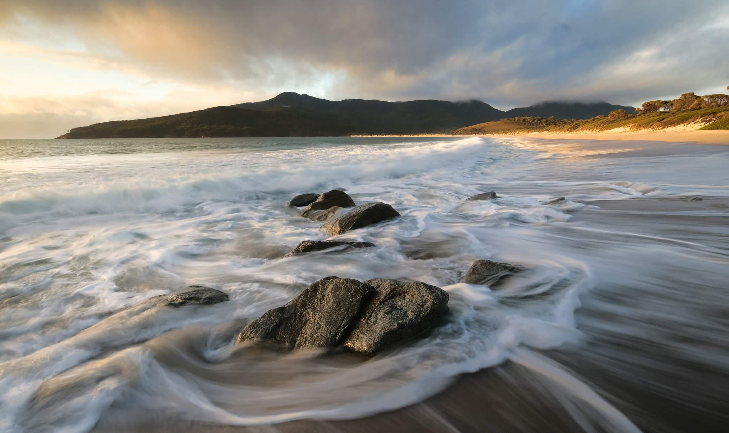 Coastline at Wineglass Bay, Freycinet